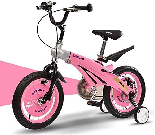 ZYF Tricycle Kids Trike Convenient Children’s Bike, 12/14/16 inch Magnesium Alloy Retractable Baby Stroller Child Male and Female Models Bicycle Comfortable (Color : Yellow, Size : 12 inch)