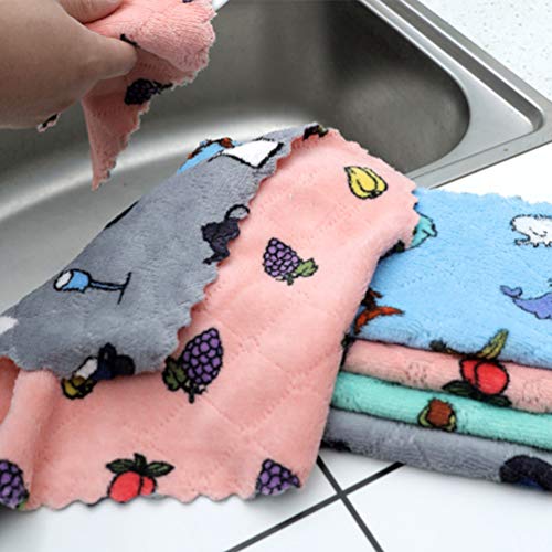 Hemoton 15 peças de pano de microfibra para lavar louça, panos de prato, toalhas de cozinha, bancada