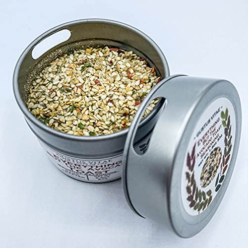 Everything But The Avocado Toast - Authentic Gourmet Spice Mix & Artisanal Seasoning - Non GMO- 1.9 oz - Small Batch - Magnetic Tin - Gustus Vitae