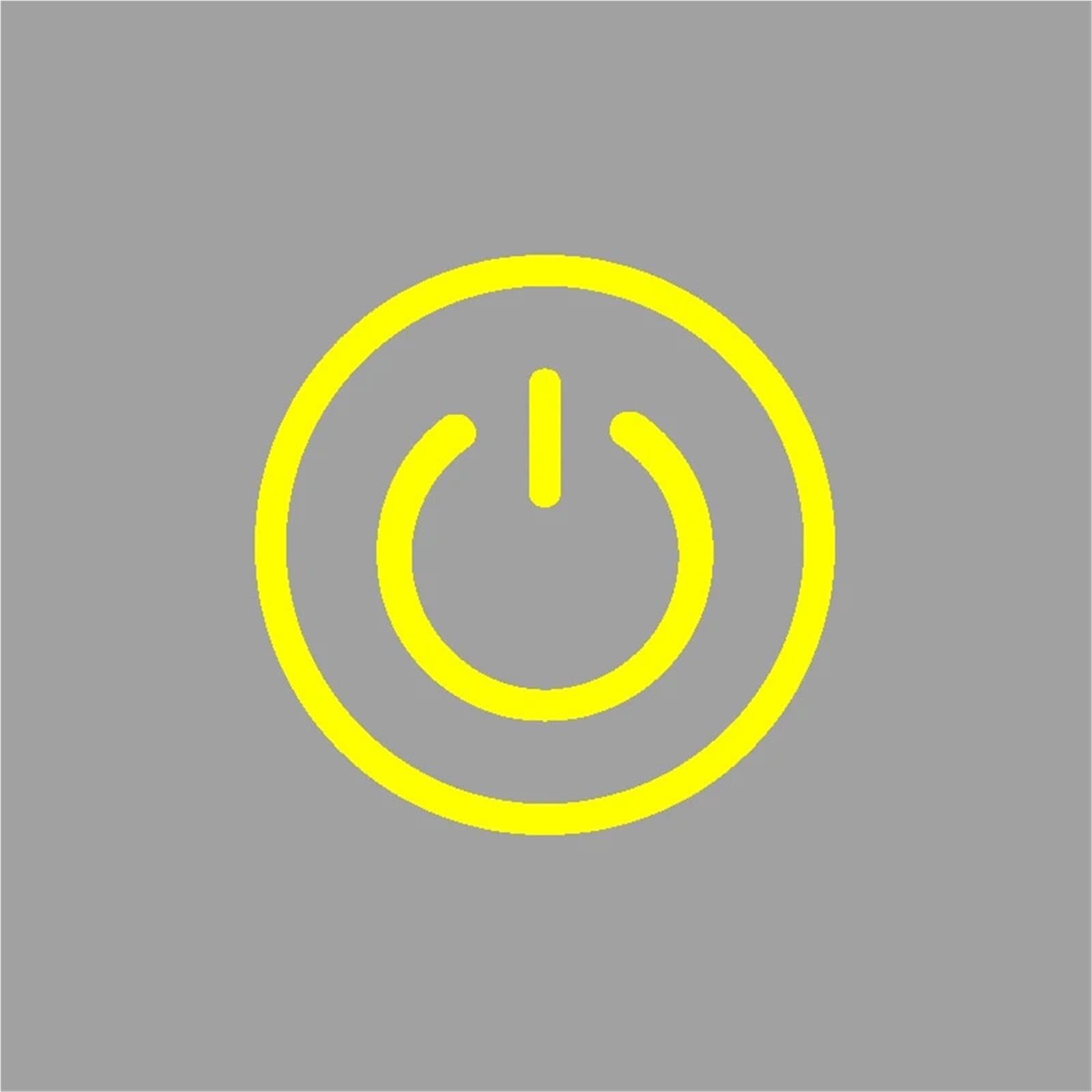 Interrupteur bouton-poussoir 22mm métallique jaune à enclenchement 220V - 5