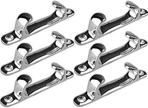 MarineNow Marine 316 Stainless Steel Straight Bow Chock for Boats Choose 1, 2, 4, or 6 Packs