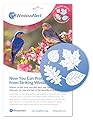 WindowAlert Leaf Medley Anti-Collision Decal - UV-Reflective Window Decal to Protect Wild Birds from Glass Collisions