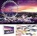 Ydq Jigsaw Puzzle Classique pour Adultes - Grande Roue ThèMes- 1000 PièCes-Super Puzzle pour GarçOn Et Fille,Carboad Assemble Jouet-Fusion Parfaite -TêTe Cadeaux d'anniversaire