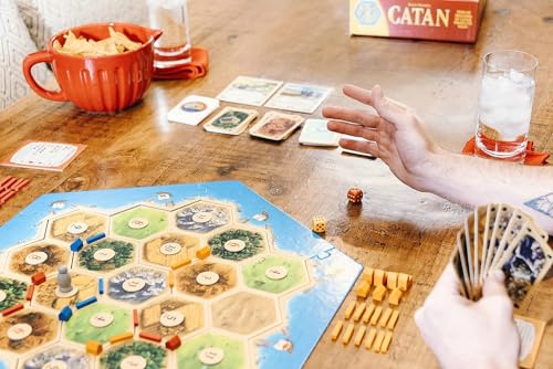 Image of Awestuffs Family Board Games for Adults and Kids - Ages 8 and up, 2 to 8 Players (Katan Base Game)