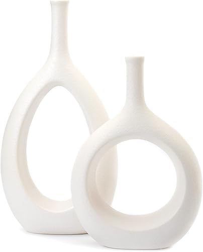 GaLouRo Jarrones para decoraciĂłn jarrĂłn blanco jarrĂłn moderno para decoraciĂłn de mesa de centro de mesa decoraciĂłn del hogar para sala de estar GaLouRo Jarrones para decoraciĂłn jarrĂłn blanco jarrĂłn moderno para decoraciĂłn de mesa de centro de mesa decoraciĂłn del hogar para sala de estar