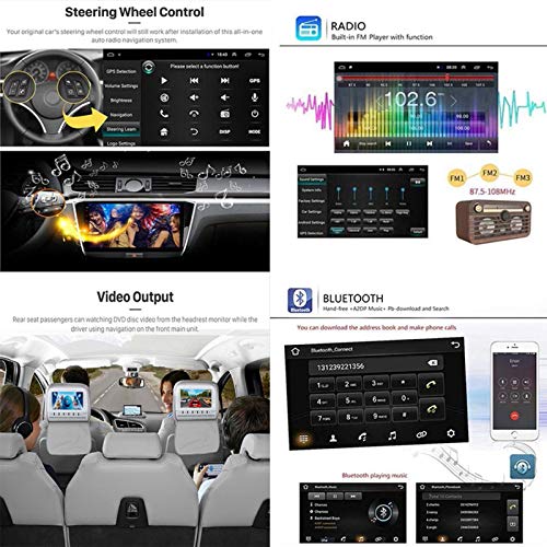 Estéreo para coche BMW E46 M3 con Android, reproductor multimedia de 9" y Mirror Link 6
