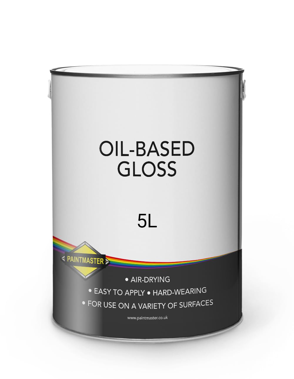 Paintmaster Durable Oil Based Gloss - Interior and Exterior - Colours (5 Litres, Tile Red)