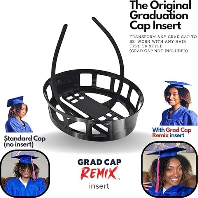 Graduation Cap Headband, Grad Cap Headband Keep Your Natural Hair on Grad Day,Grads Caps Remix for Secure Caps - Image 6
