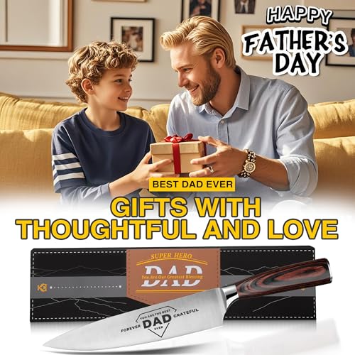 Plys Gifts for Dad Birthday Gift: Gifts for People who Love to Cook Christmas Gifts for Dad Kitchen Chef Knife Presents for Father - Image 2