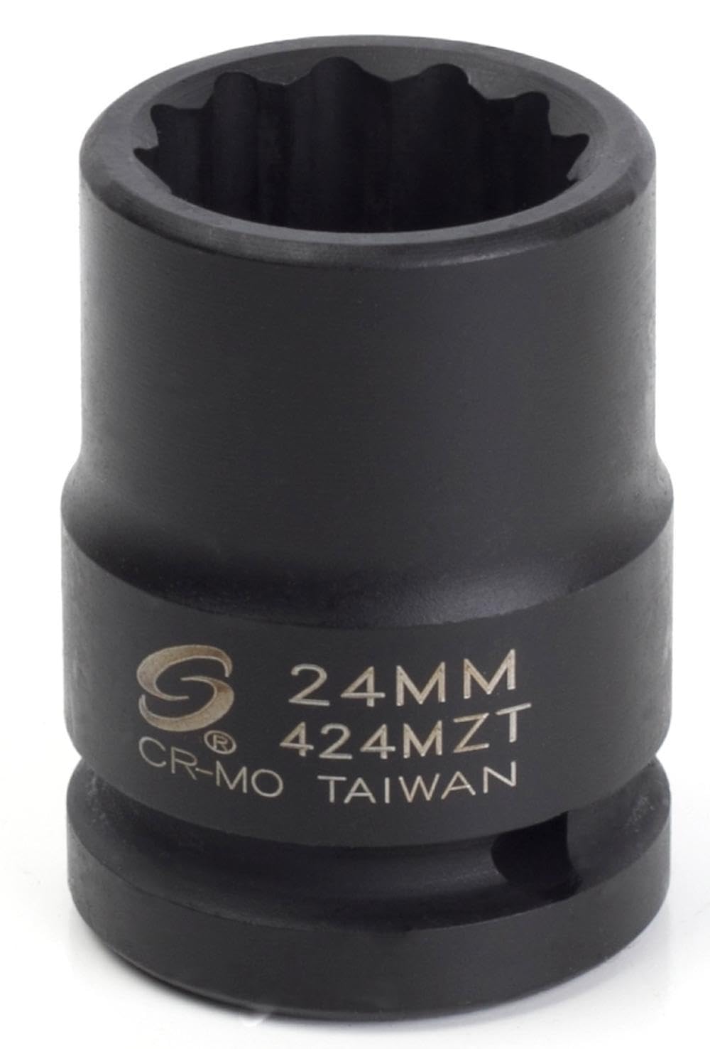 Sunex 424mzt 3/4-Inch Drive 24-Mm 12-Point Thin Wall Impact Socket