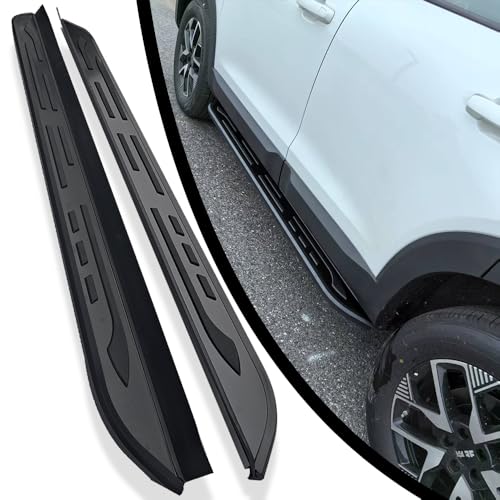 2PCS Side Step Accessories Fit for Jeep Grand Cherokee L 2022-2026 Running Board Padel Step Bar Padel Car Accessories Aluminum Black (with Bracket) XMH