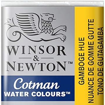 Winsor and Newton Cotman Half Pan Gamboge Hue