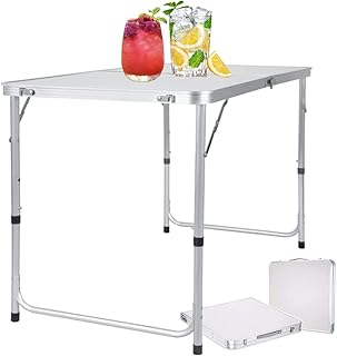 AUTOFU Portable Folding Table for Outdoor Pic...,