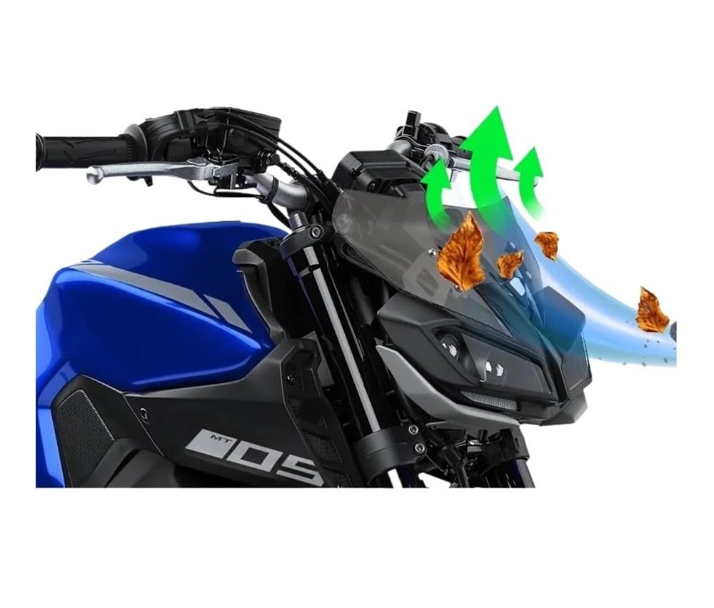 Cupolino Spoiler Parabrezza Deflettore Parabrezza Per Yam&aha MT-09SP FZ-09 MT09 MT FZ 09 2017-2020 18 19 Parabrezza Pare Brise Moto Deflettori Del Flusso