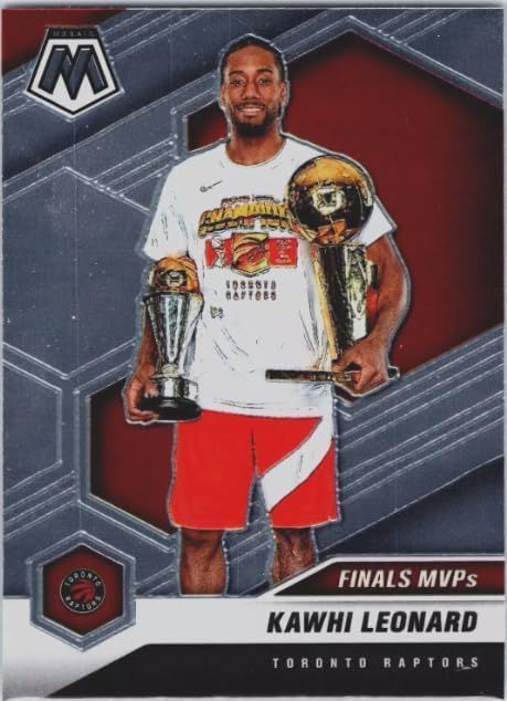 2020-21 Kawhi Leonard Mosaic Finals MVP Raptors Card #299 2019 Champs WN17