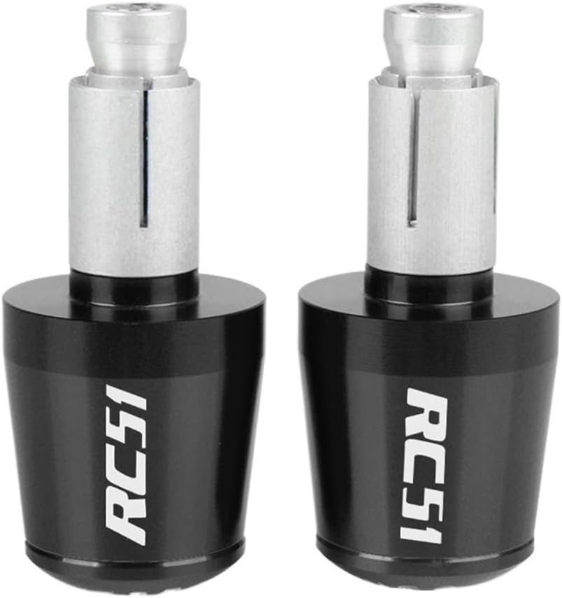 Motorcycle Handlebar Hand Grips Handle Bar End Cap Compatible with Hon Da RC51 RC 51 RC-51 2000 2001 2002 2003-2006