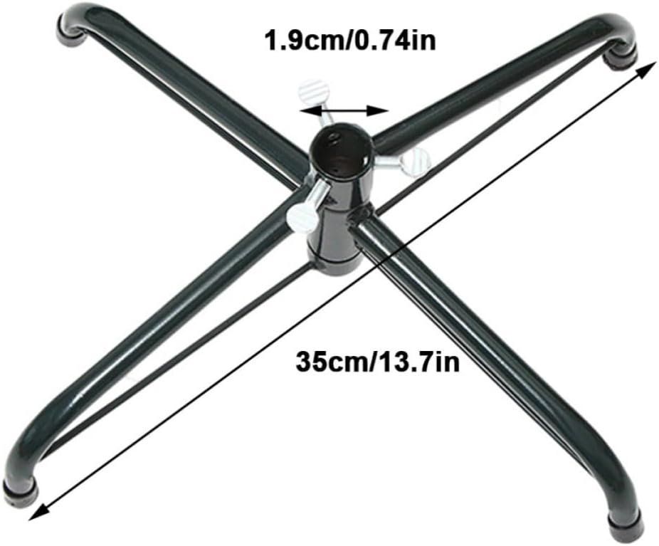 BESPORTBLE 2pcs Metal Xmas Tree Base Sturdy Christmas Tree Holder