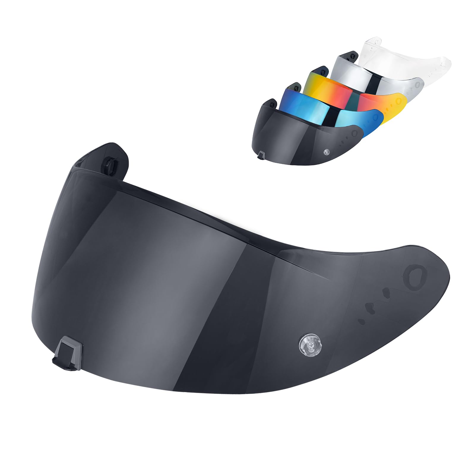 MXJ Gear T520 Helmet Visor for ST1400 R1 - T520 ST1400 R1 Face Shield Helmet Visor Accessories (Black)