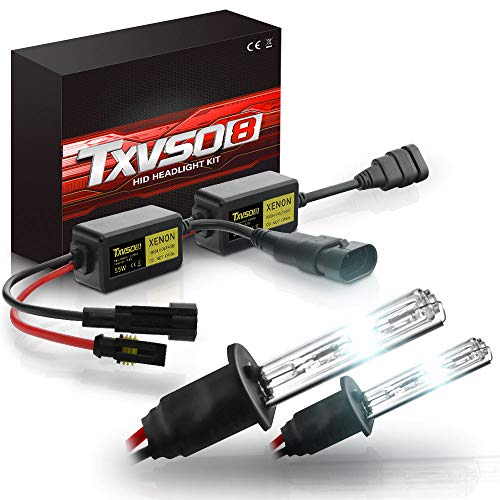 ZH-VBC H1 12V 55W Lampade Xenon, Lampadina allo Xeno Standard, per Set Lampada Alogena di Ricambio per Autoveicoli, 6000K / 8000K / 10000K / 12000K,8000K