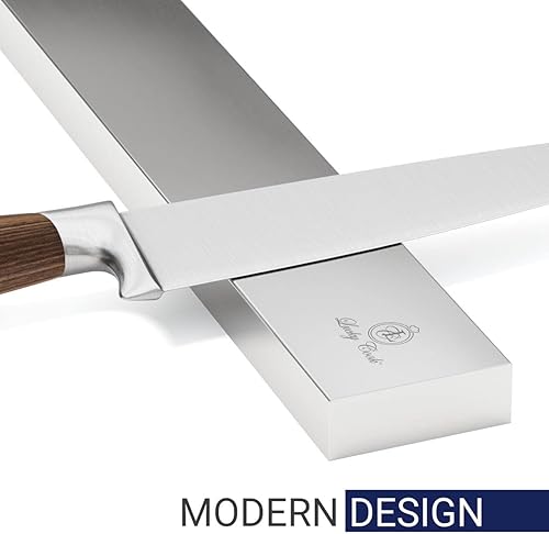 Miniatura 5 de Soporte magnético para cuchillos eficiente y que ahorra espacio, de 16 pulgadas, fuerte, universal, duradero, ideal para organización de cocina y