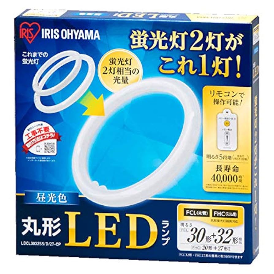 アイリスオーヤマ 丸形LEDランプ 新品 Amazon | アイリスオーヤマ 丸形LEDランプ LDCL3030SS/L/23-CP