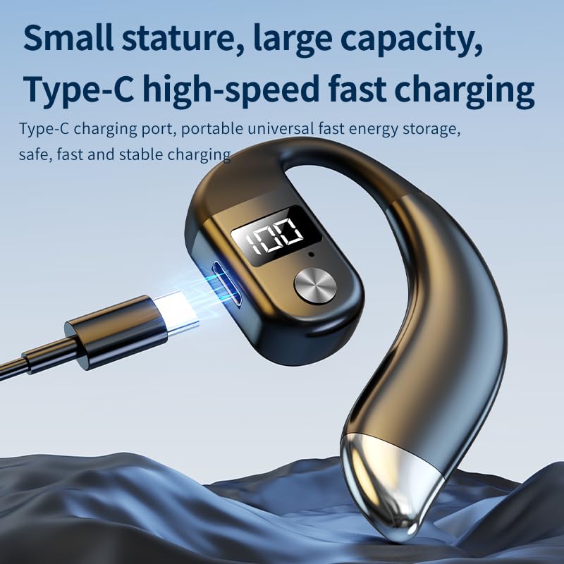 Auricular Bluetooth On Ear inalámbrico ligero con audio direccional miniatura 5