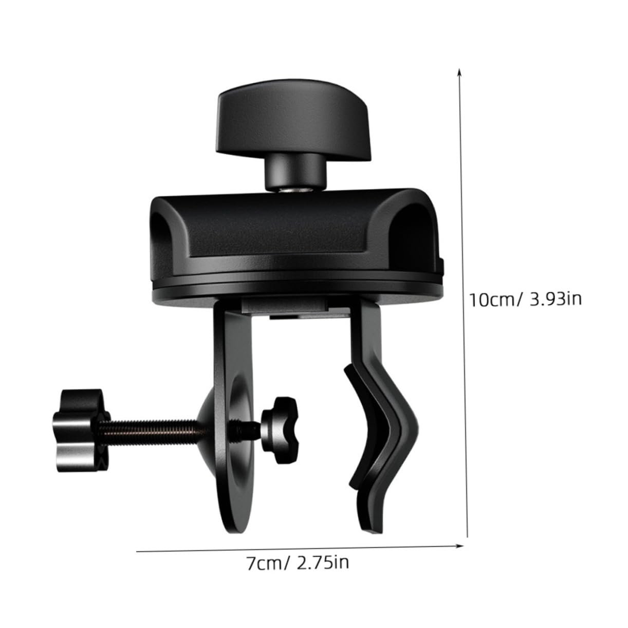 BESPORTBLE Mic Clip Microphone Boom Arm Desk Mount Clamp Holder for Recording Live Performances and Band Practices Ergonomic Rotating Design for Optimal Angle