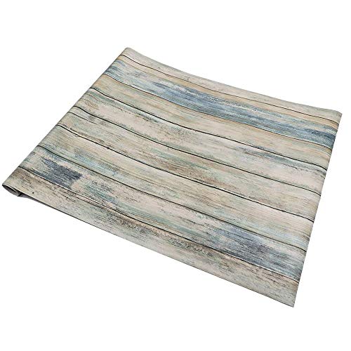 Azul Papel Adhesivo Madera 30cm X 200cm Removible Decorativo Muebles De Interior Papel Pintado Adhesivo para Pared autoadhesivo