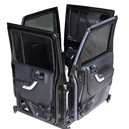 Vijay Door Hanger Storage Rack Movable Cart Door Holder Sliding Bracket for 1987-2024 Wrangler YJ/TJ/JK/JKU/JL & Gladiator JT by Vijay - Used condition - US$100.80