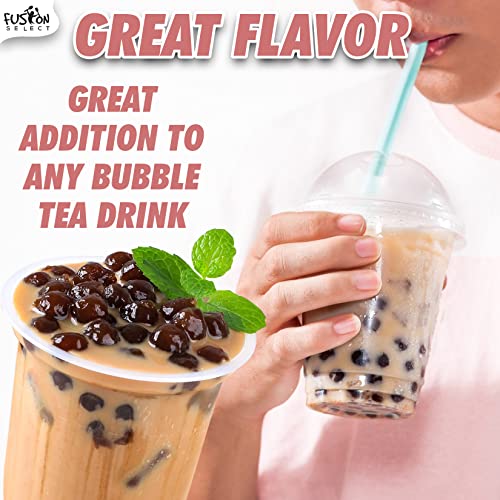 Fusion Select 2.2Lb Tapioca Pearl - Brown Sugar Flavor Quick Cook Tapioca, DIY Boba for Boba Tea Ready in 5 Minutes, Boba pearls, Bubble Tea Pearl s, Milk Tea Toppings