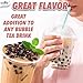 Fusion Select Tapioca Pearl - Black Sugar Flavor Quick Cook Tapioca, DIY Boba, Ready in 5 Minutes, Boba Pearls, Bubble Tea Pearl, Milk Tea Topping, Net Weight 8 Ounce Asmr Food