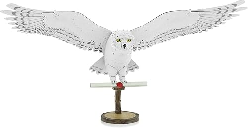 Metal Earth Serie Premium Harry Potter Hedwig 3D Kit de modelo de metal Fascinaciones