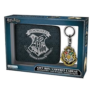ABYstyle- Harry Potter portemonnee met sleutelhanger Hogwarts, ABYPCK109