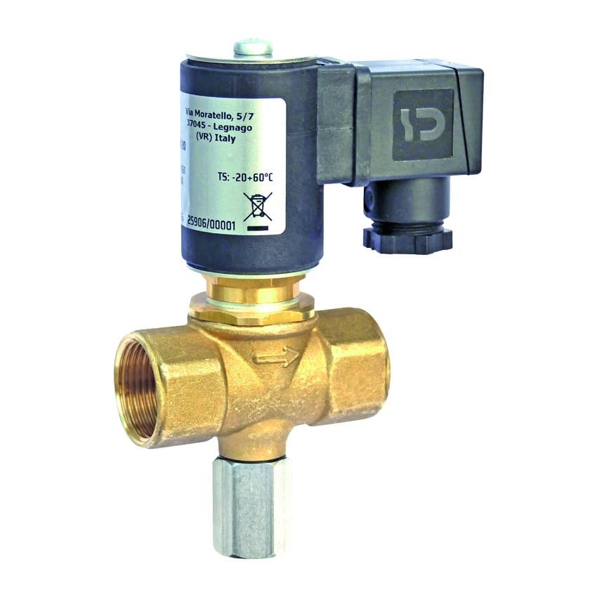 Électrovanne gaz 3/4 coupure automatique nc 6 bar 230vac m16/rmo