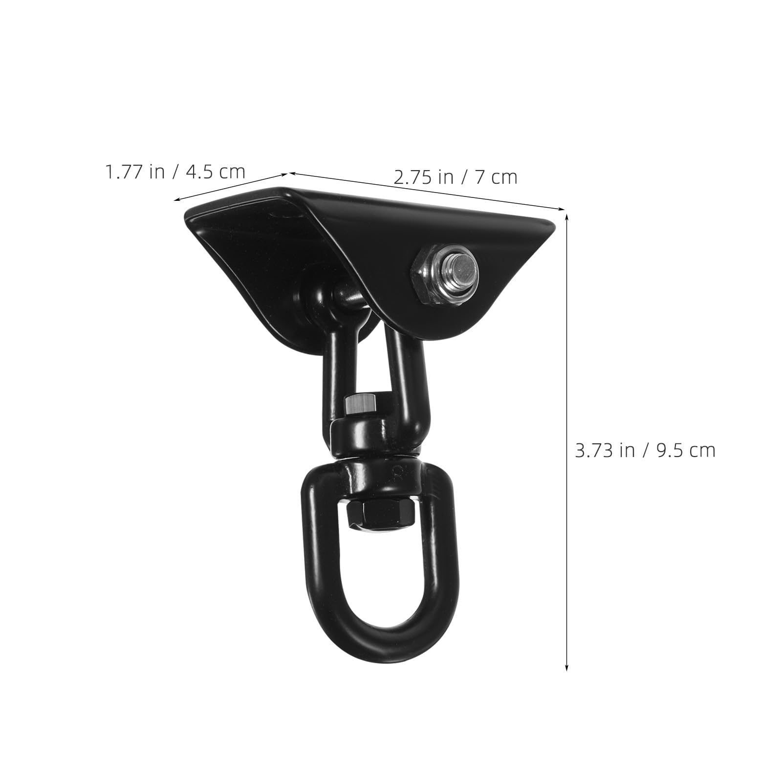 Ganchos de Acero Inoxidable 304 Capacidad 450kg, Resistentes al Óxido, Juego de 2 Sets para Colgar Hamacas y Sillas Colgantes para Porche y Árbol