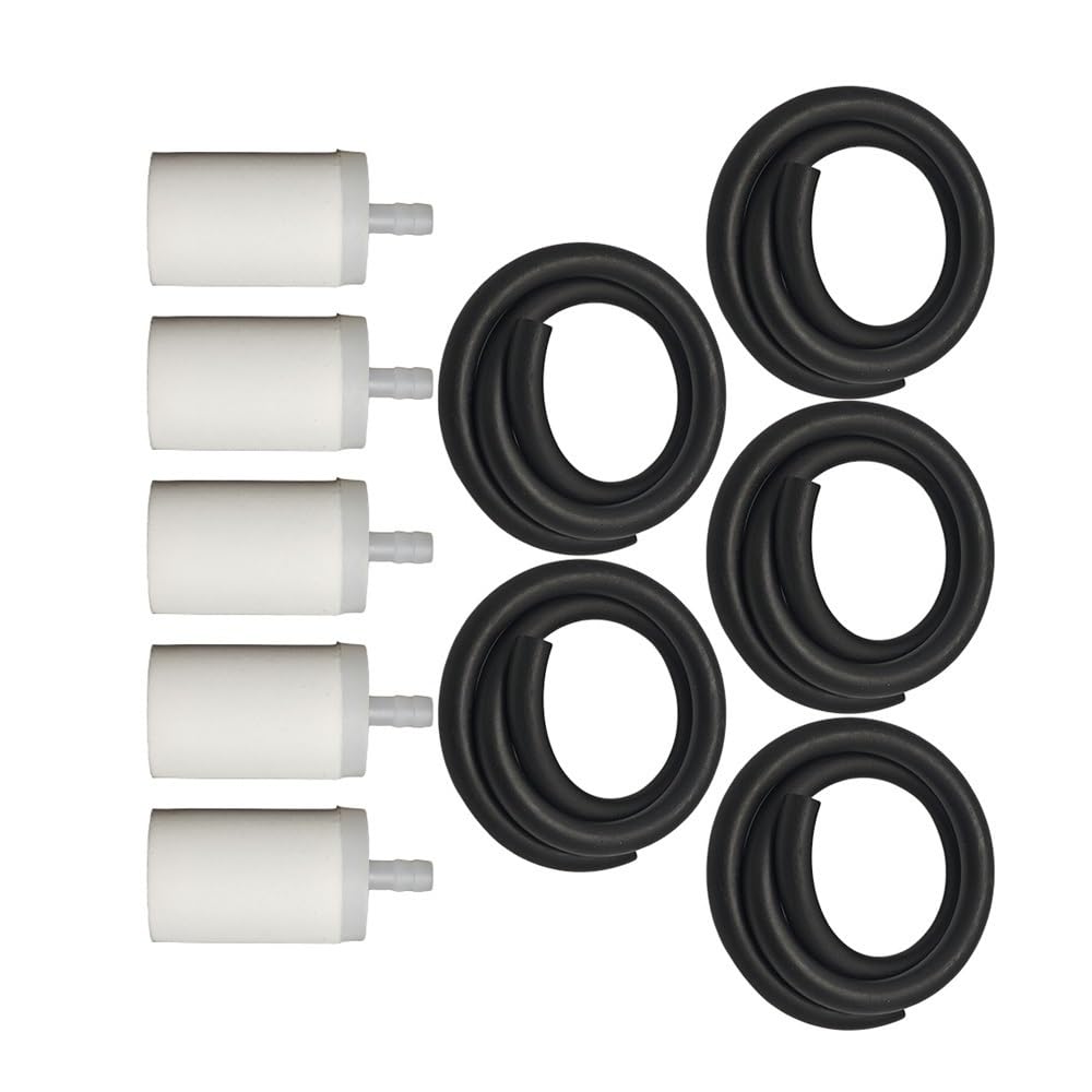 Tubos de filtro de combustible para motosierra 61 66 261 268 362 365 371 372XP, 5 repuestos