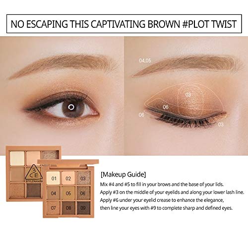 [3Ce] 3Ce Mood Recipe Multi Eye Color Palette #Plot Twist 8.1G #TOP4