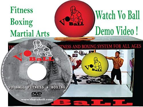 Vo Ball System. Reflex Ball, Boxing Ball, Martial Arts Ball with DVD and 2 Size Balls. Great for Accuracy, Timing, Movement. Learn Basics of Boxing to Advanced.