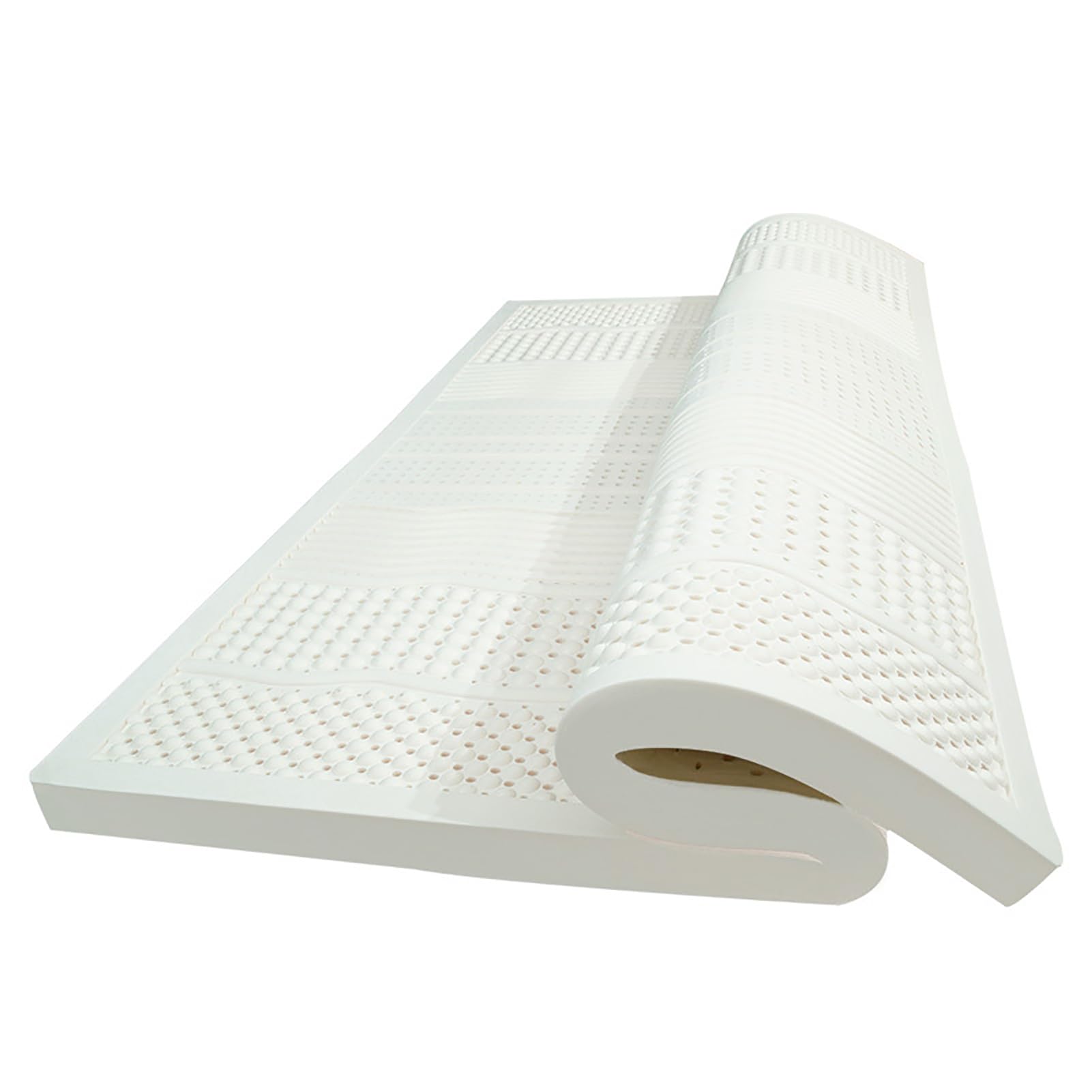ABJGHYUT 100 Natural Latex Mattress Topper 2 3 4 Inch Medium Firm Pressure Relief for Back Pain Breathable