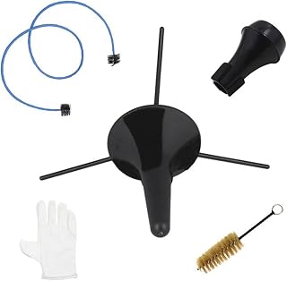 Trumpet Cleaning Care Kit with Valves Brush Stand Glove and Mute