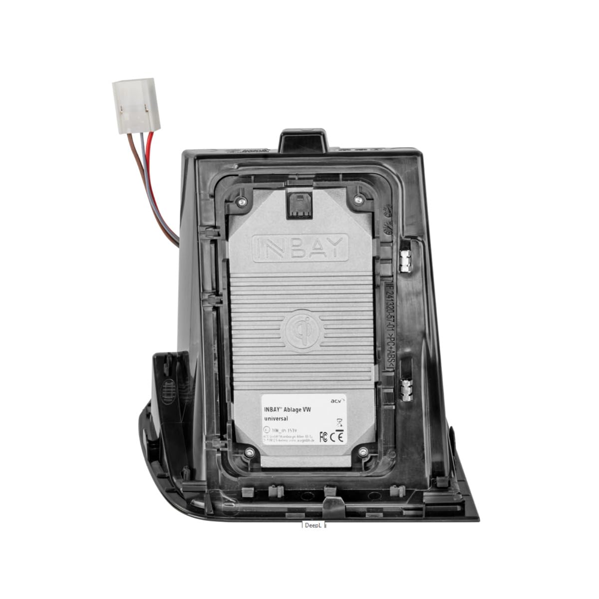 INBAY 15W Handyhalterung Auto Ablagefach Induktiv/Kabellos passend für VW T6.1 Caravelle, Multivan, California, Kastenwagen, Kombi (7HC) - Autohalterung Zubehör Innenraum - Qi