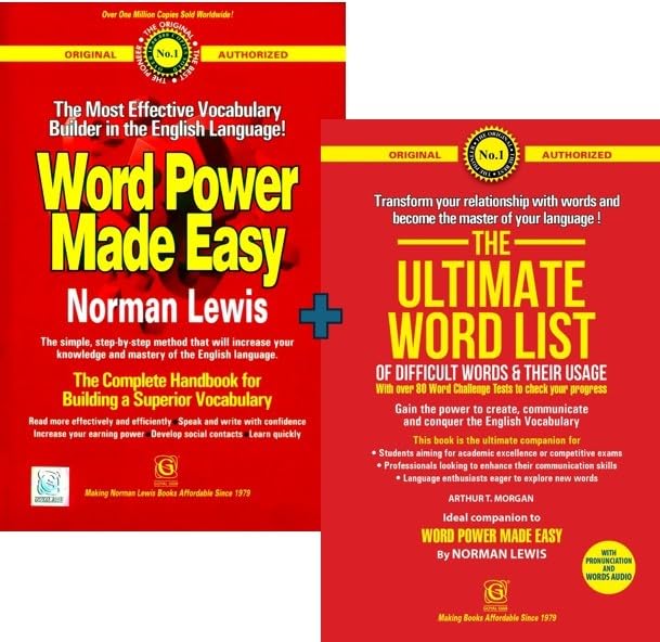 Image of Word Power Made Easy By Norman Lewis + The Ultimate Word List (Two Book Set)