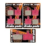 S SYUU Plaquettes de frein en céramique avant arrière de moto Compatible avec Kawasaki Concours 14 ZG 1400 ZZR GTR ZX 1400 Ninja 2006 2014 FA417F FA254R