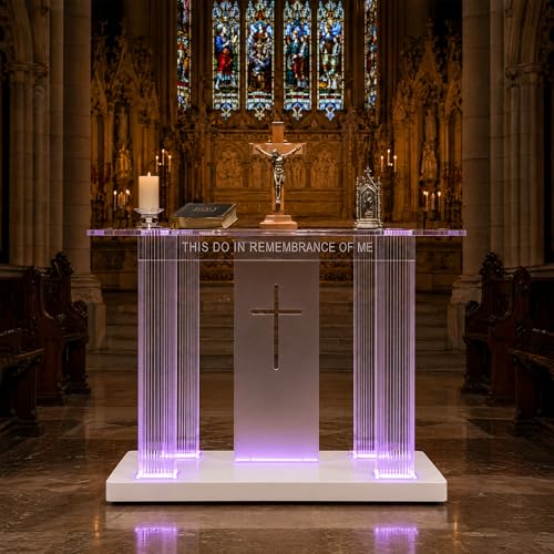 Clear Acrylic Holy Communion Table