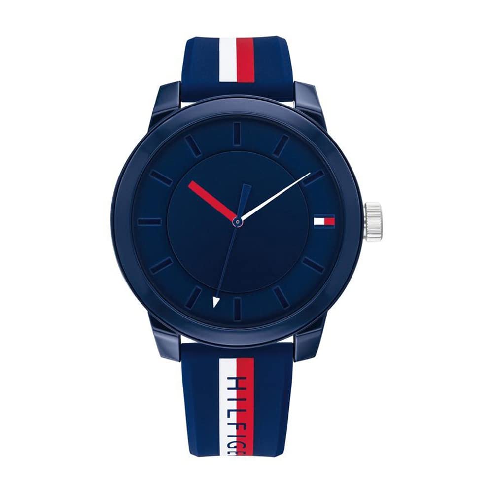 Tommy Hilfiger Denim Round Analog Blue Dial Mens WatchTH1791746/NCTH1791746 (B095PML12B) Amazon Price History, Amazon Price Tracker