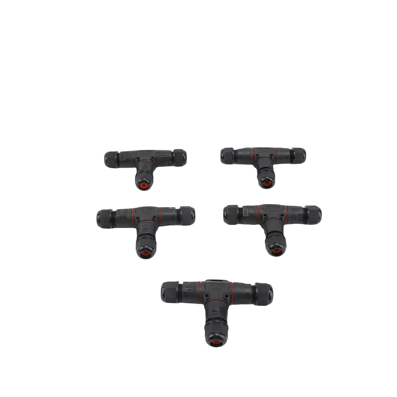 Boîte de jonction étanche en T avec structure stable anti infiltration