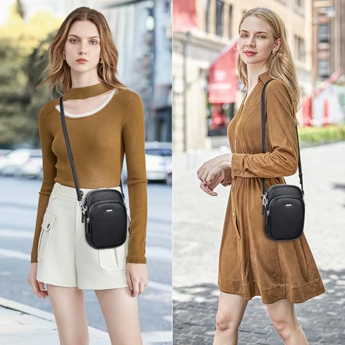 nuoku Small Crossbody Purse for Women, Vegan Leather Crossbody Bags for Women Small Size with Card Slots2