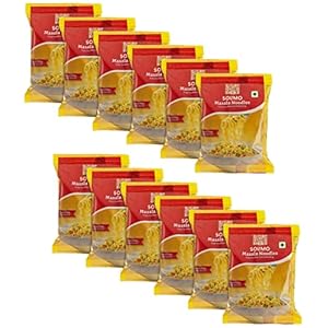 Amazon Brand – Solimo Masala Noodles, 840g (12x70g)pack