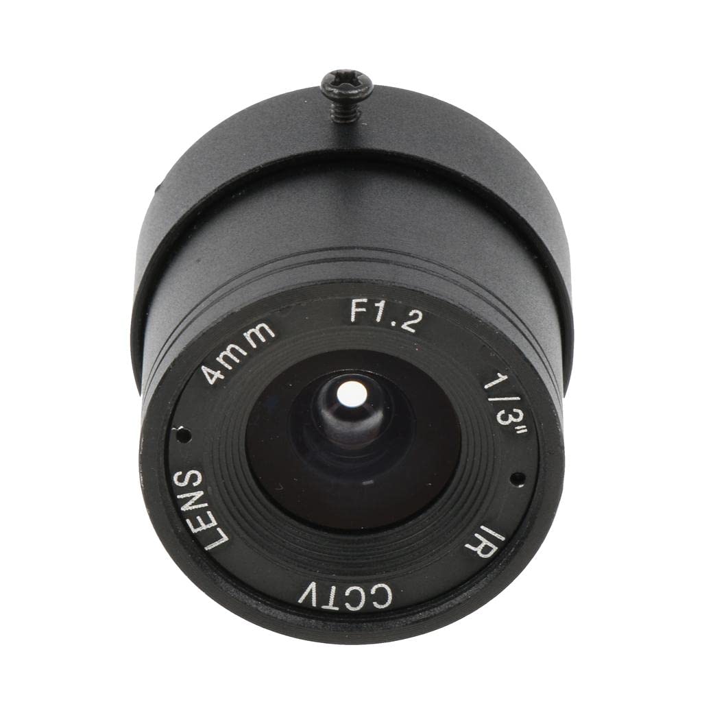 1/3'' 4mm F1.2 1MP CS Mount Fixed IRIS CCTV Lens for CCD Camera-image-1