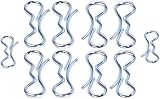 Deck Clip Set with (2pcs)194208 and (8 pcs)194209 Bow Tie Lock Cotter Pins